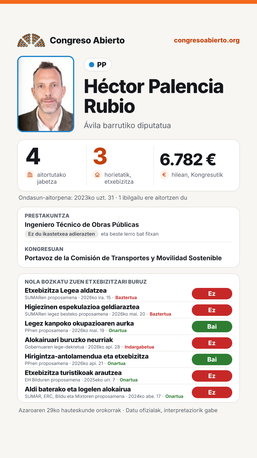 Txartela: Héctor Palencia Rubio