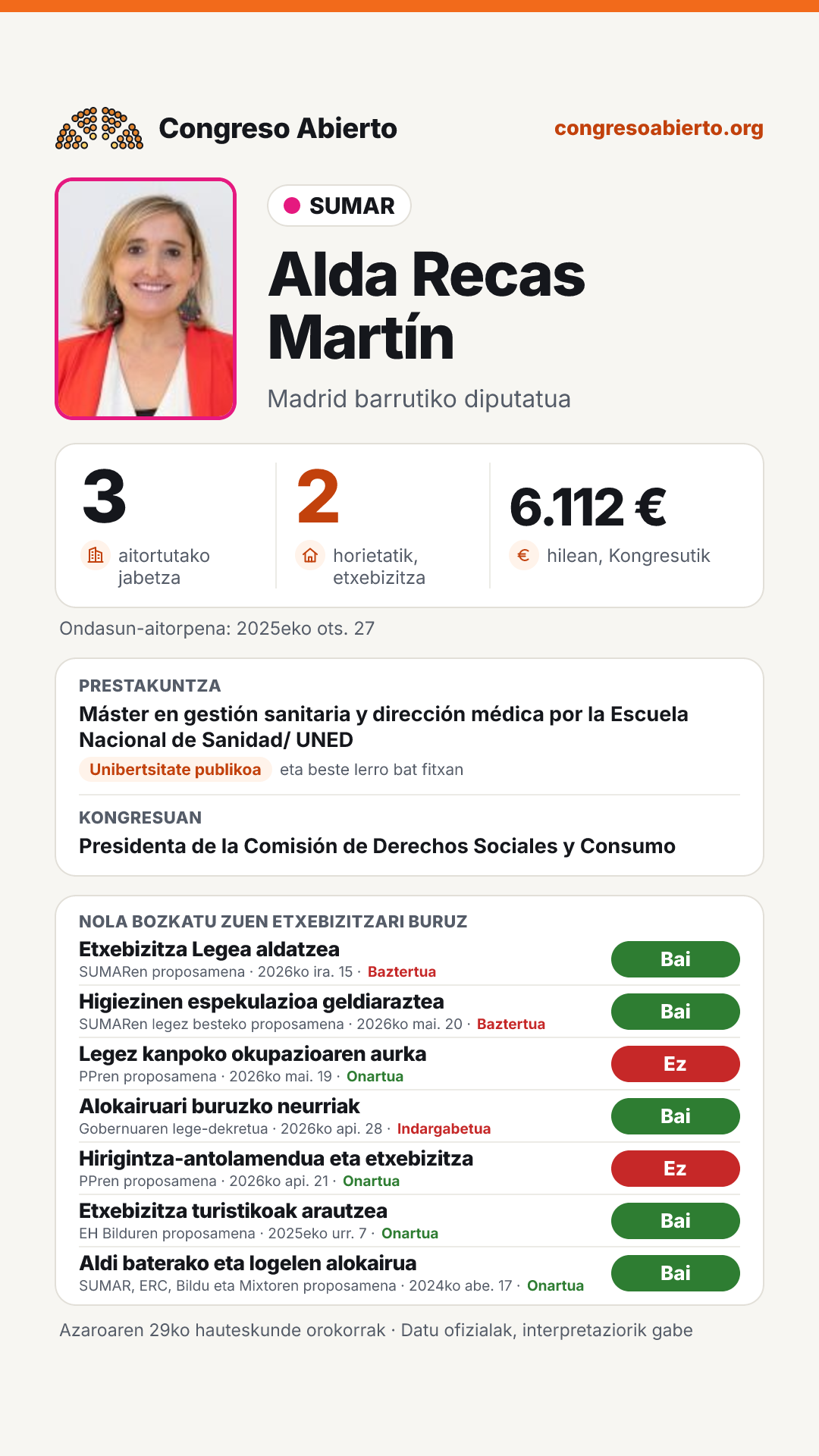 Txartela: Alda Recas Martín